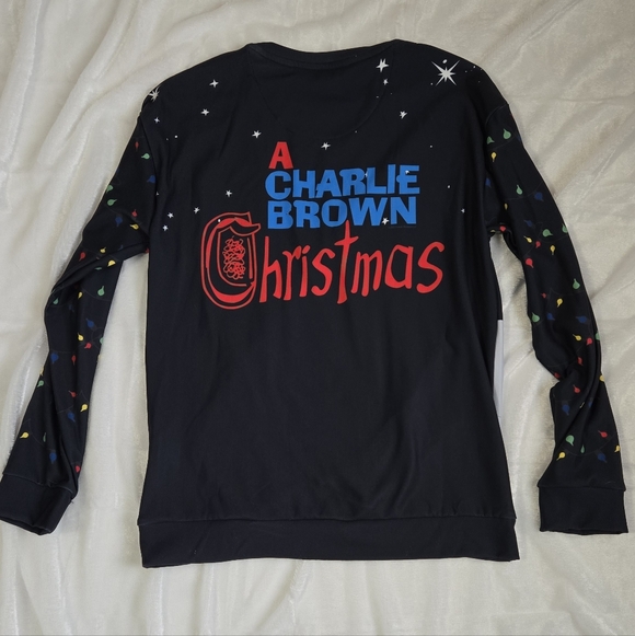 Peanuts Holiday Sweatshirt - Navy. Brand New Never Worn, Without Tags - Picture 5 of 5